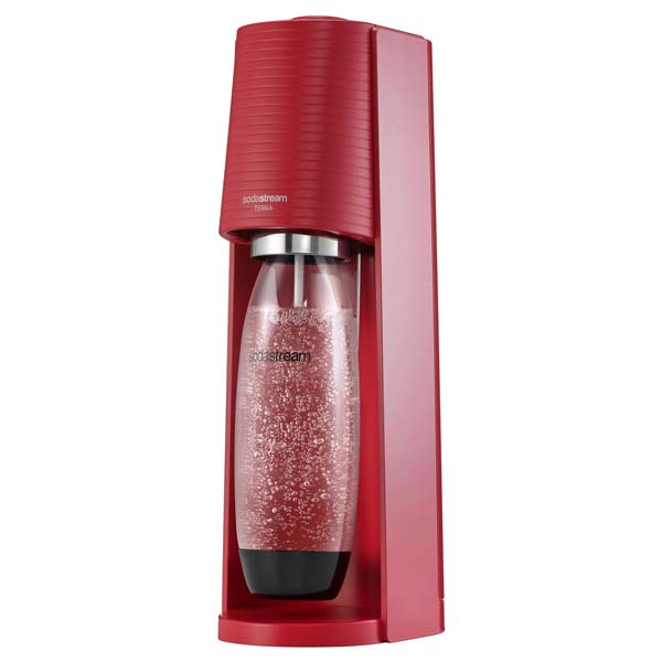 Sodastream Terra red, rozbalený, záruka 24 mesiacov