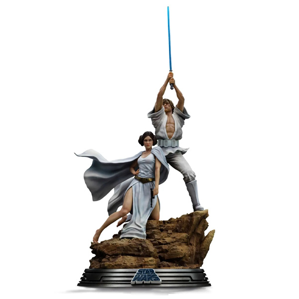 Szobor Luke and Leia Art Scale 1/10 (Star Wars)