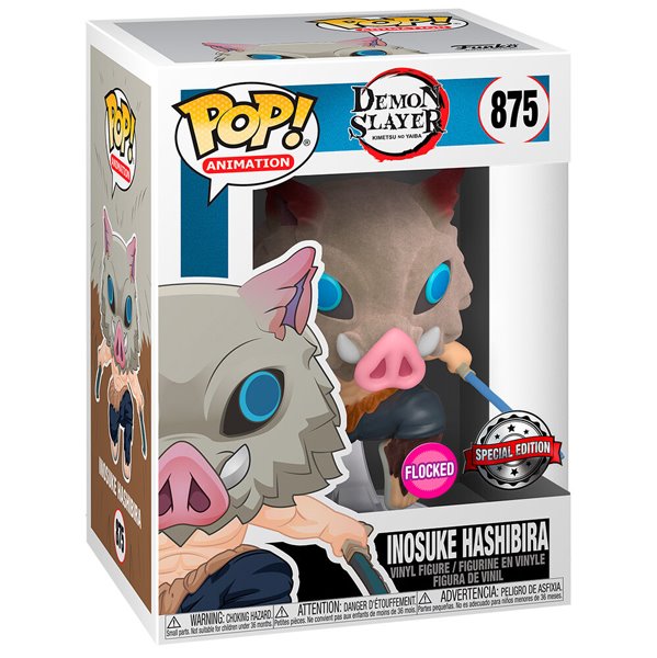 POP! Animation: Inosuke Hashibira (Demon Slayer) Special Edition Flocked