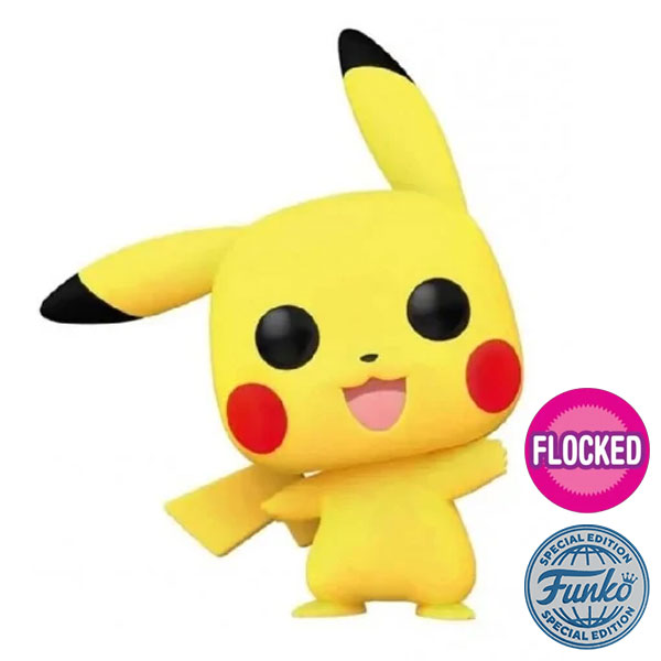 POP! Games: Pikachu (Pokémon) Special Edition (Flocked)