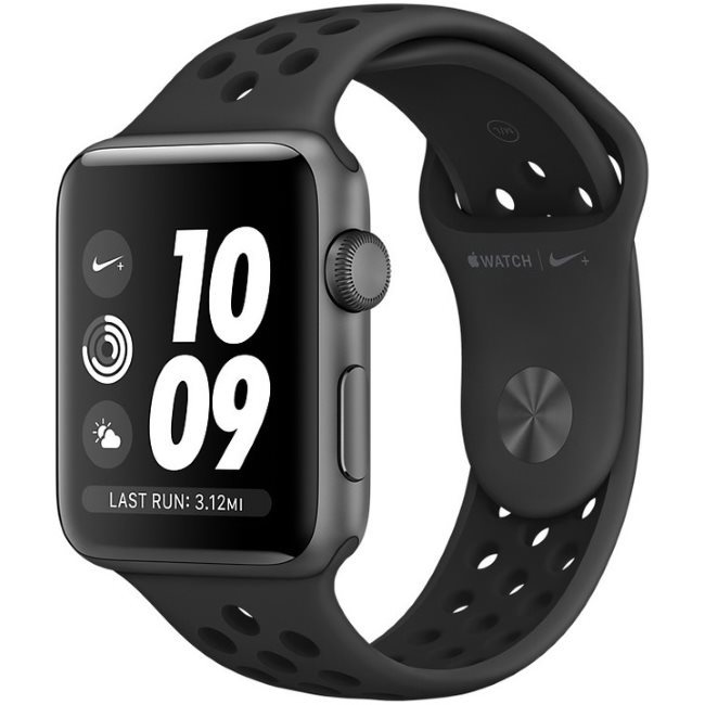 Apple Watch Nike+, Series 3, 42mm | Black, A kategória+ - használt, 12 hónap garancia