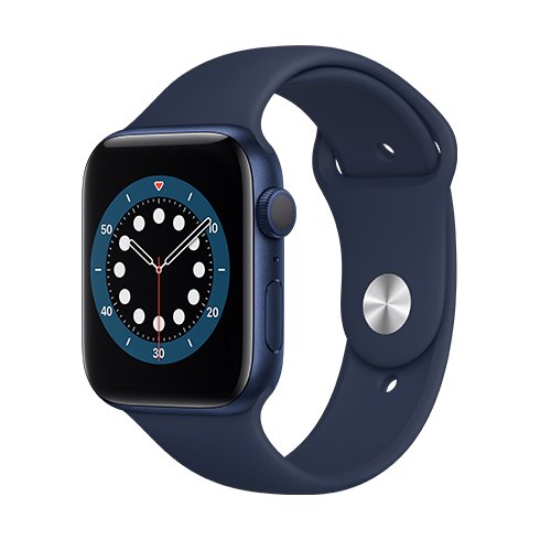 Apple Watch Series 6 GPS, 44mm | Blue, A osztály - Használt, 12 hónap garancia