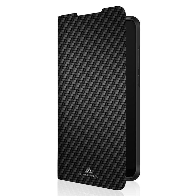 Black Rock Flex Carbon Booklet Case tok Huawei P30 Lite számára, Fekete