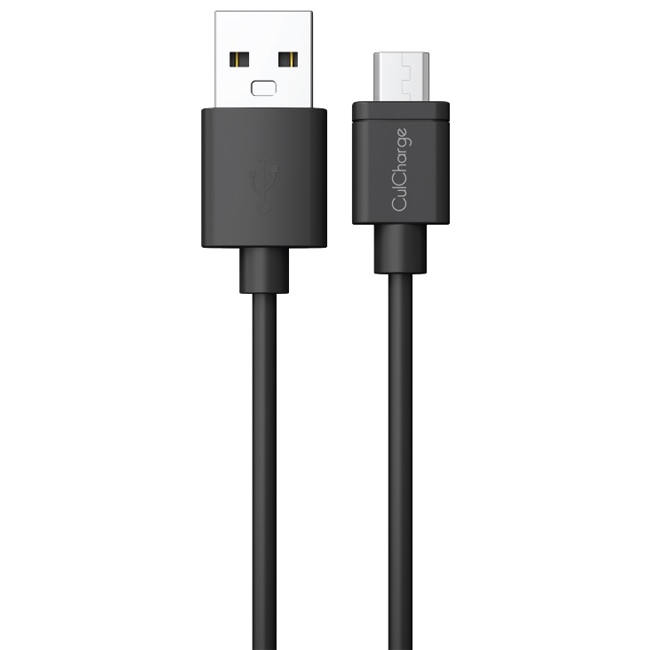 CulCharge 1M kábel MicroUSB, Fekete akciós termékkép 1