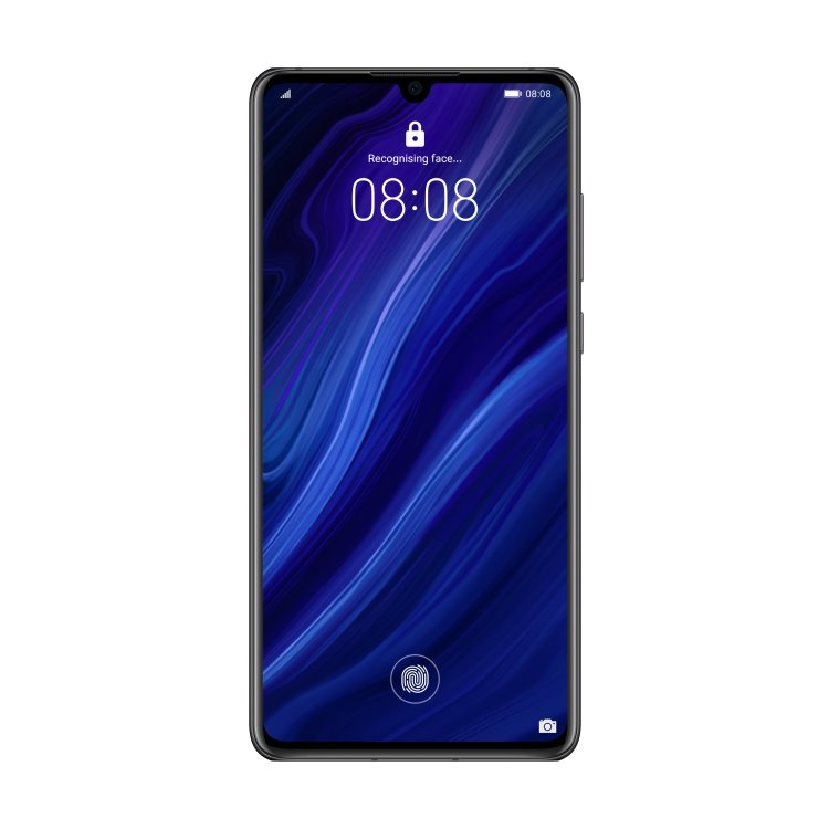 Huawei P30, 6/128GB, Dual SIM | Midnight Black, C kategória - használt, 12 hónap garancia