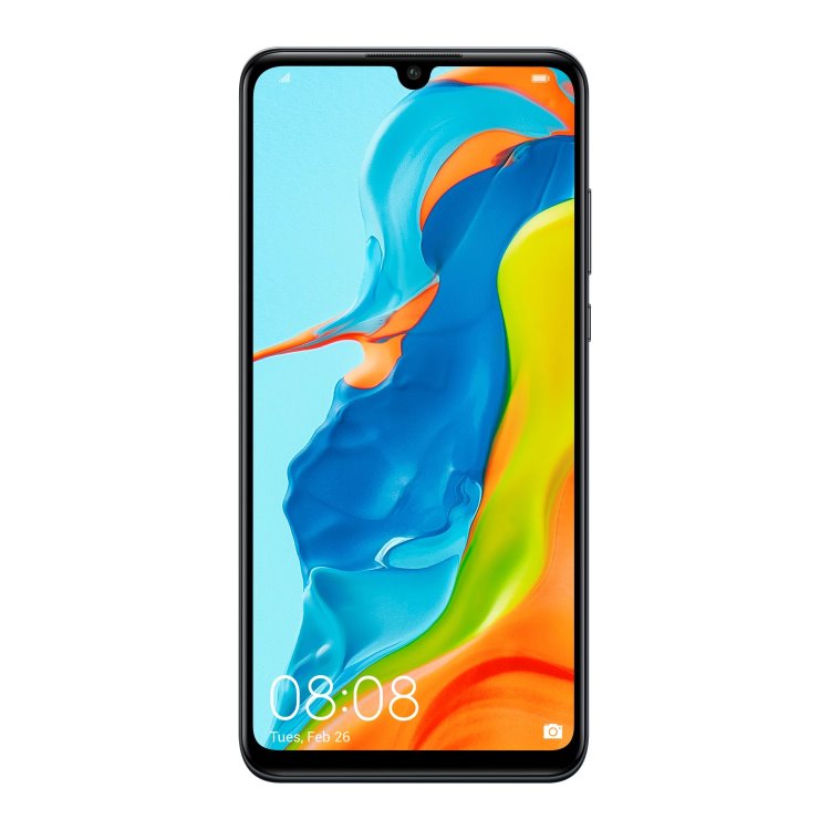 Huawei P30 Lite, 6/256GB New Edition, Dual SIM | Midnight Black - új termék, bontatlan csomagolás