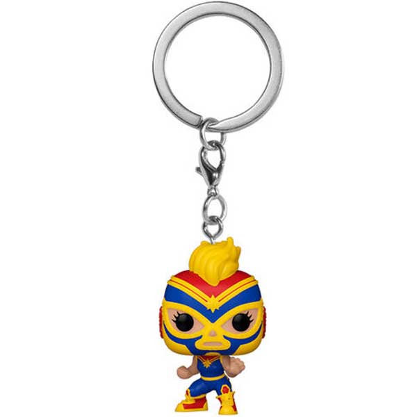 POP! Kulcstartó Luchadores Captain Marvel (Marvel)