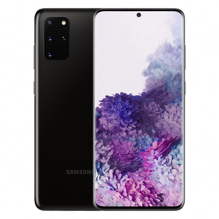 Samsung Galaxy S20 Plus - G985F, Dual SIM, 8/128GB | Cosmic Black, B osztály - Használt, 12 hónap garancia