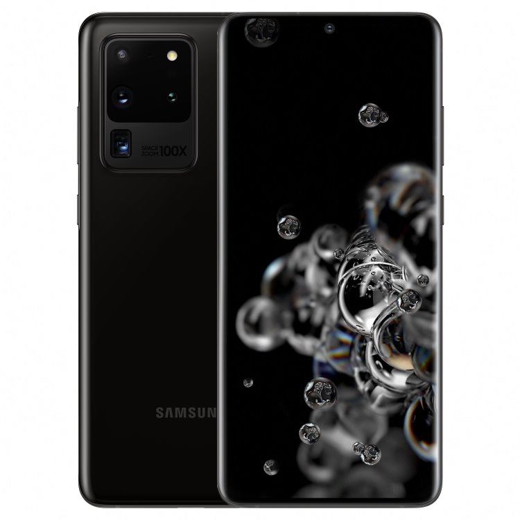 Samsung Galaxy S20 Ultra 5G - G988B, Dual SIM, 12/128GB | Cosmic Black, A osztály - használt, 12 hónap garancia