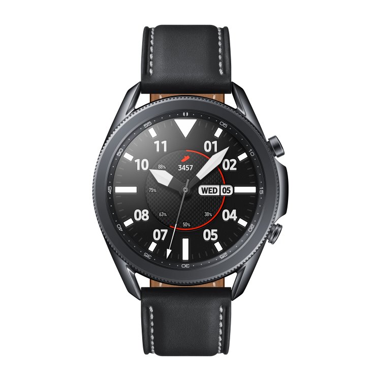Samsung Galaxy Watch3 SM-R840, 45mm | Mystic Black, B osztály - használt, 12 hónap garancia