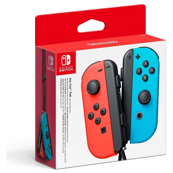 Nintendo Joy-Con vezérlők, neon piros / neon kék