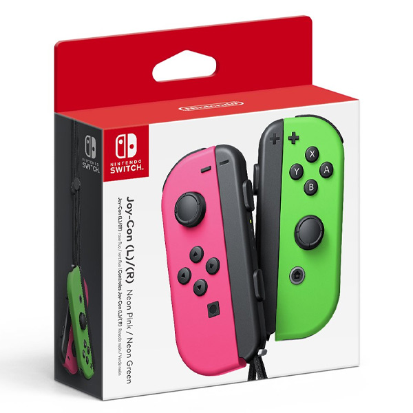 Nintendo Joy-Con vezérlők, neon zöld / neon rózsaszín