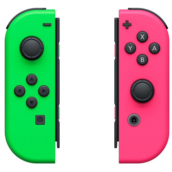 Nintendo Joy-Con vezérlők, neon zöld / neon rózsaszín