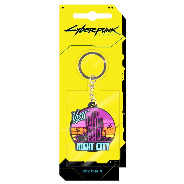 Kulcstartó Cyberpunk 2077 Visit Night City (Good Loot)