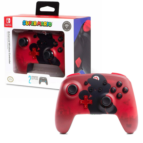 PowerA Enhanced Wireless Controller - Mario for Nintendo Switch