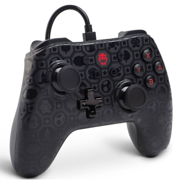 PowerA Wired Controller - Shadow Bowser for Nintendo Switch