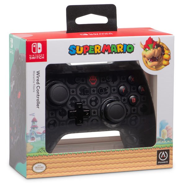 PowerA Wired Controller - Shadow Bowser for Nintendo Switch