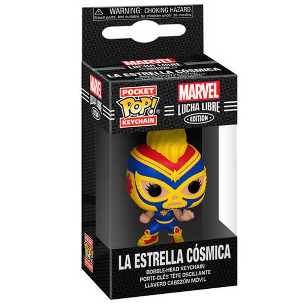 POP! Kulcstartó Luchadores Captain Marvel (Marvel)