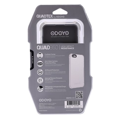 Odoyo tok Quad360 for iPhone 6/6s, crystal clear