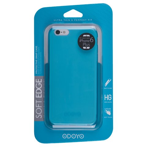 Odoyo tok Soft Edge for iPhone 6 Plus/6s Plus, lagoon blue