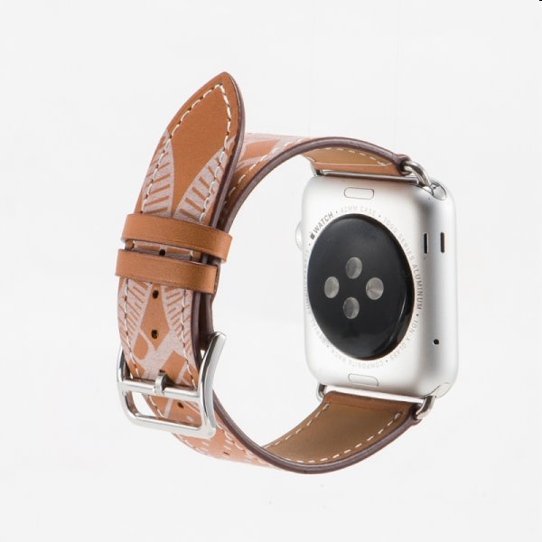 Bőr óraszíj COTEetCI Fashion Apple Watch 42/44/45mm, barna