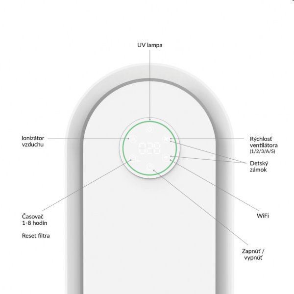 TrueLife AIR Purifier P5 WiFi - légtisztító