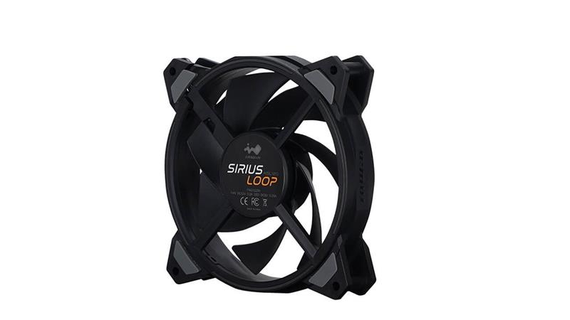 InWin Case fan Sirius Loop ASL120, 120mm, ARGB, Black (Triple pack+ ARGB Controler)