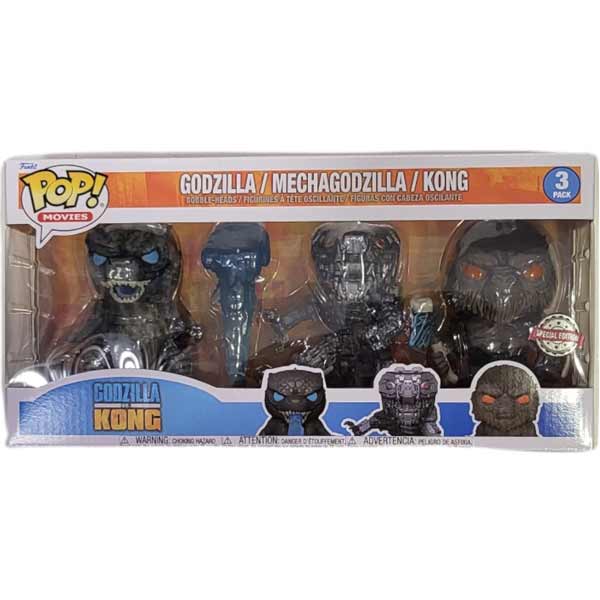 POP! Movies: 3 Pack (Godzilla Vs Kong) Special Kiadás