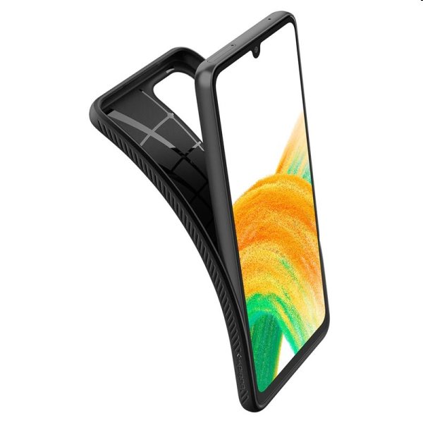 Zadný kryt Zadný kryt Spigen Liquid Air pre Samsung Galaxy A33 5G, čierna