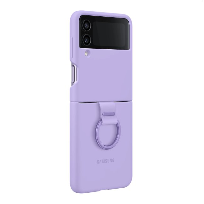 Tok Silicone Cover ujjtartóval for Samsung Galaxy Z Flip4, lavender