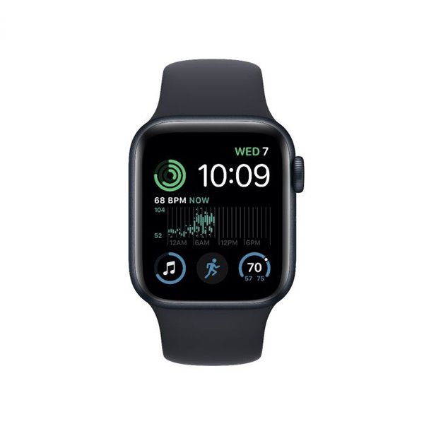 Apple Watch SE GPS 40mm Midnight Aluminium tok Midnight Sport szíj