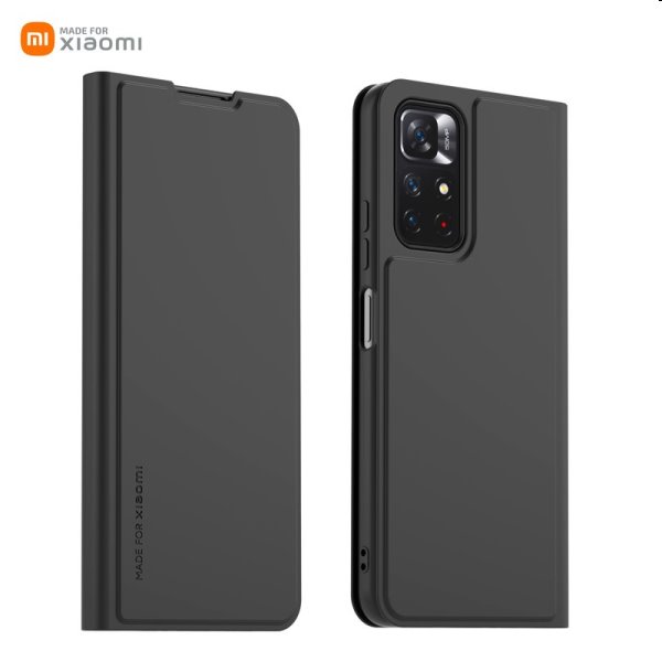 Knižkové puzdro Made for Xiaomi pre Xiaomi Redmi Note 11/11s, čierna