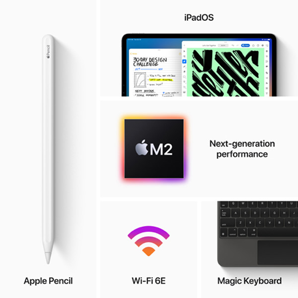 Apple iPad Pro 12.9" (2022) Wi-Fi 1 TB, space szürke