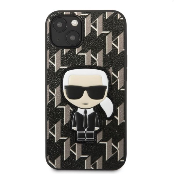 Tok Karl Lagerfeld Monogram Ikonik for Apple iPhone 13 mini, fekete