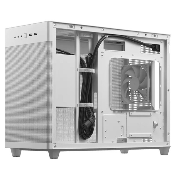 ASUS case AP201 PRIME CASE Fehér Kiadás, Mini Tower, Fehér