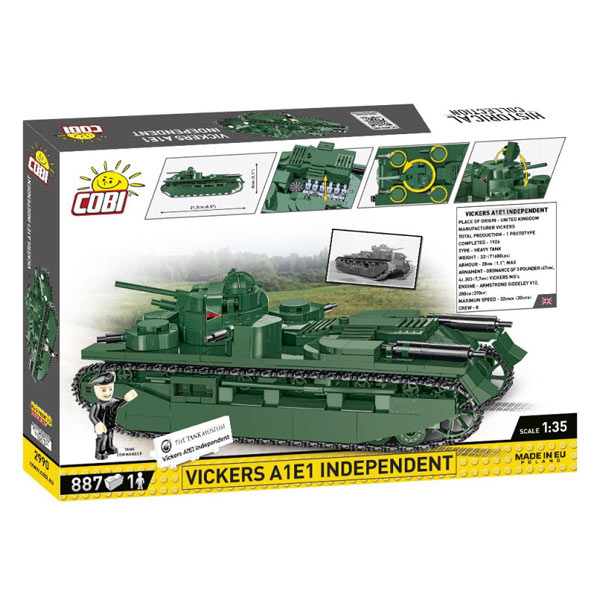 Cobi World War I Vickers A1E1 Independent tank