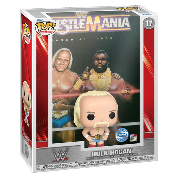 POP! WWE Covers Hulk Hogan WM PPV (Special Kiadás) figura