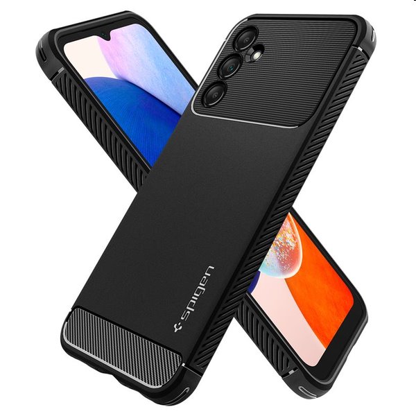 Spigen Rugged Armor tok Samsung Galaxy A14 5G számára, fekete