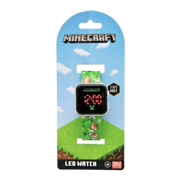 Detské LED hodinky Minecraft