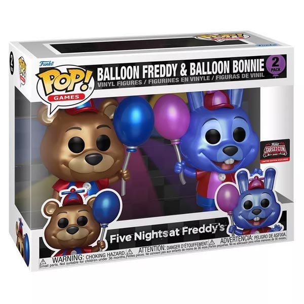 POP! Games: Five Nights at Freddy's- Balloon Freddy & Balloon Bonnie Special Edition