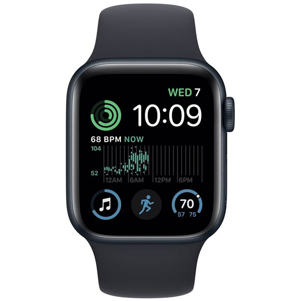 Apple Watch SE 2 44mm Cellular + GPS, polnočná šedá