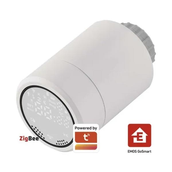 Emos GoSmart Digitálna termostatická hlavica P5630S ZigBee