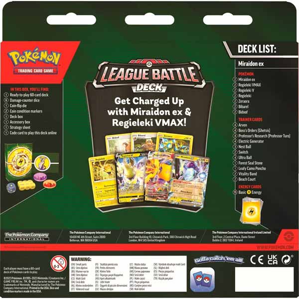 Kártyajáték Pokémon TCG: League Battle Deck Miraidon EX (Pokémon)