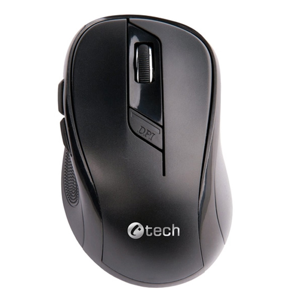 Vezeték nélküli egér C-Tech WLM-02, USB, 1600 dpi, fekete