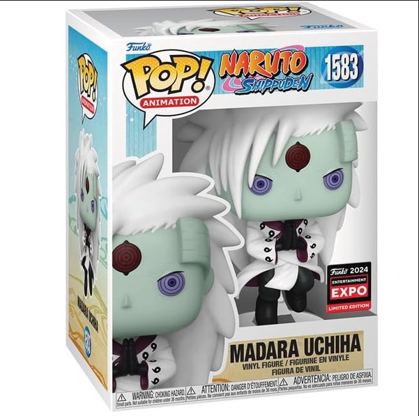 POP! Animation: Madara Uchicha (Naruto Shippuden) Limited Kiadás Entertainment Expo Shared Exclusive