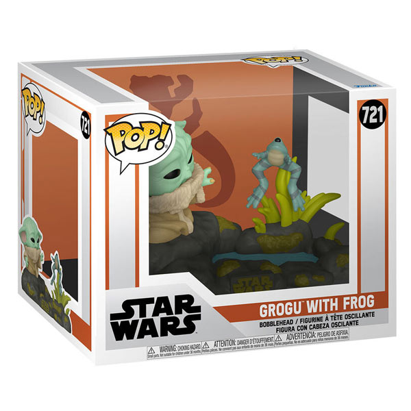 POP! Grogu with Frog (Star Wars The Mandalorian) Deluxe Kiadás