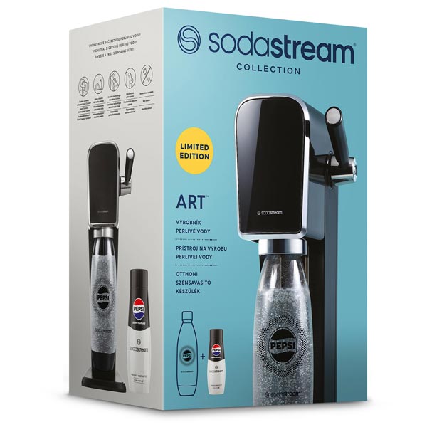 Sodastream Art pepsi zero megapack, fekete