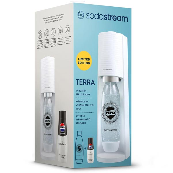 Sodastream Terra pepsi zero megapack, fehér