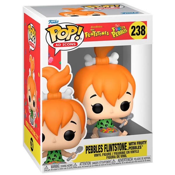 POP! Ad Icons: Pebbles Flintstone with Fruit Pebbles (The Flintstones)