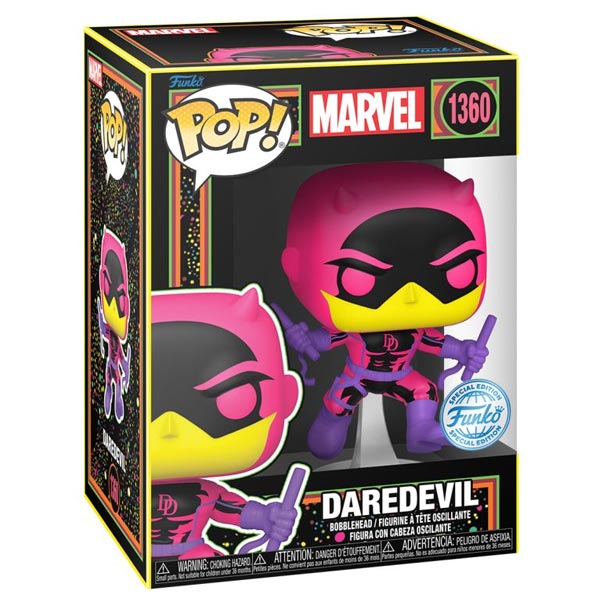 POP! Classic Daredevil Blacklight (Marvel) Special Edition